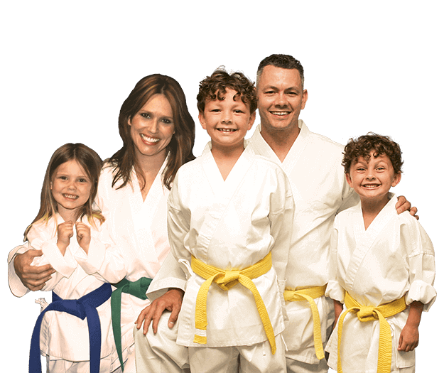 Martial Arts Lessons for Families in Vista CA - Group Family for Martial Arts Footer Banner