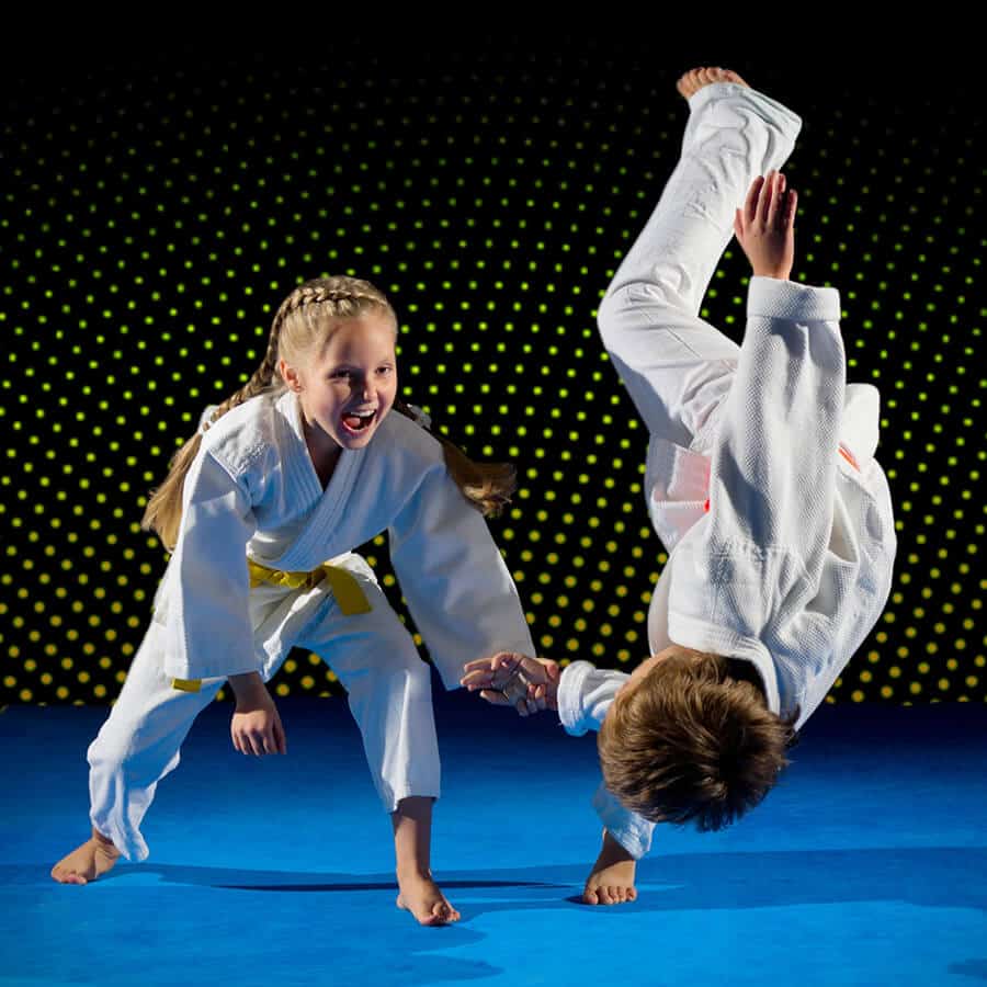 Martial Arts Lessons for Kids in Vista CA - Judo Toss Kids Girl